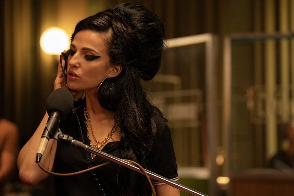 marisa abela stars as amy winehouse in director sam taylor johnson's back to black, a focus features release credit  courtesy of dean rogersfocus features