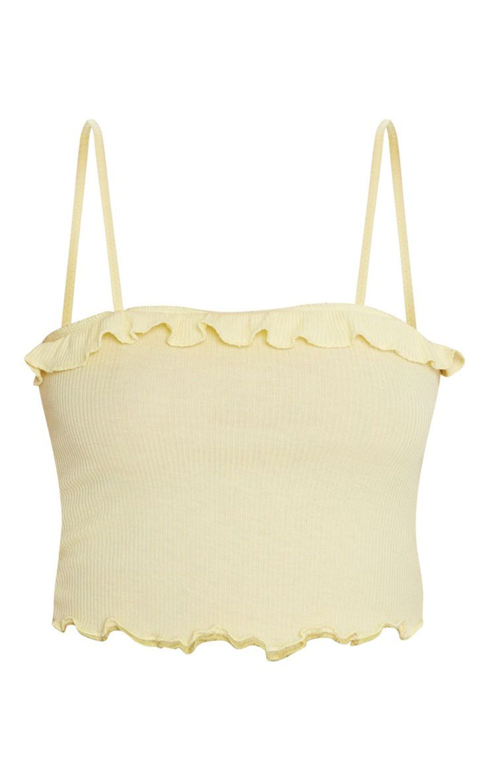 Yellow, Product, Crop top, Beige, camisoles, Fashion accessory, Basket, 