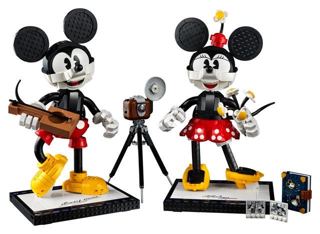 lo stile di mickey mouse  minnie