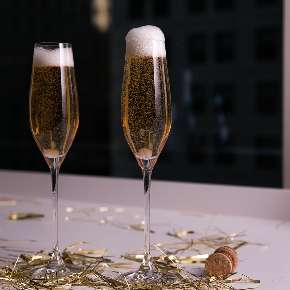 Glitter Champagne Cocktail