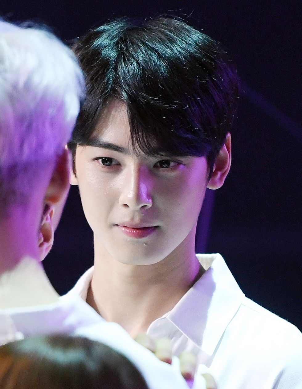 astro chaeunwoo during the mbc music 'show champion' at the mbc dream center on may 31th in ilsan, south korea photoosen