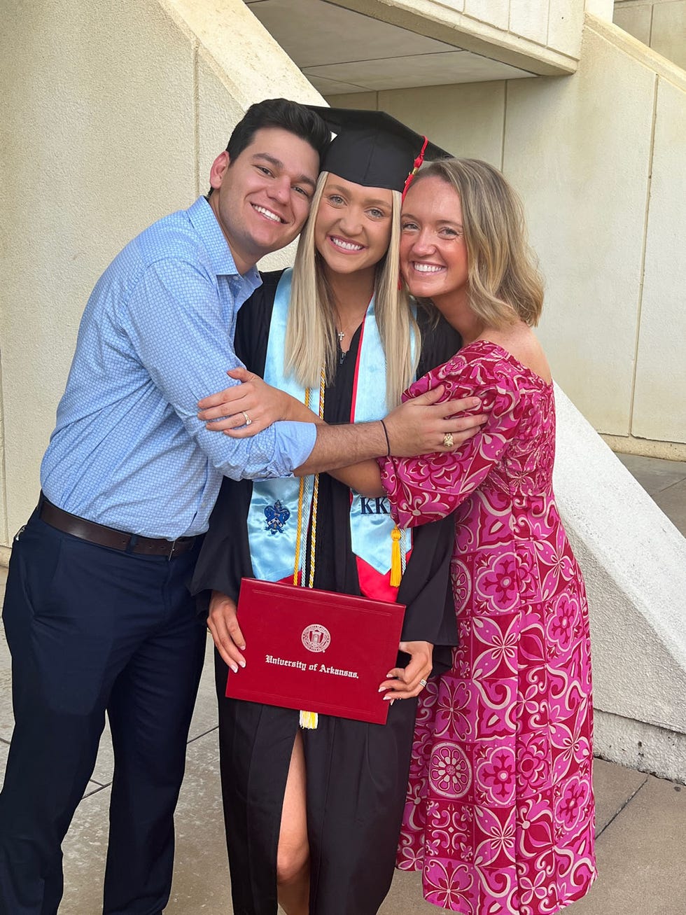 paige drummond graduation at university of arkansas may 2022