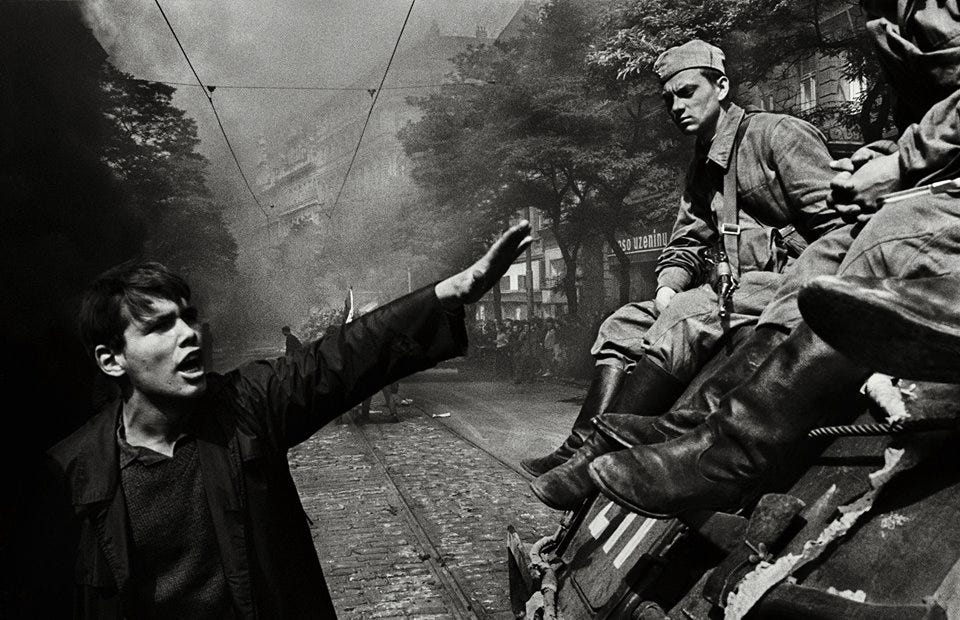 Josef Koudelka, Invasione Praga, 68