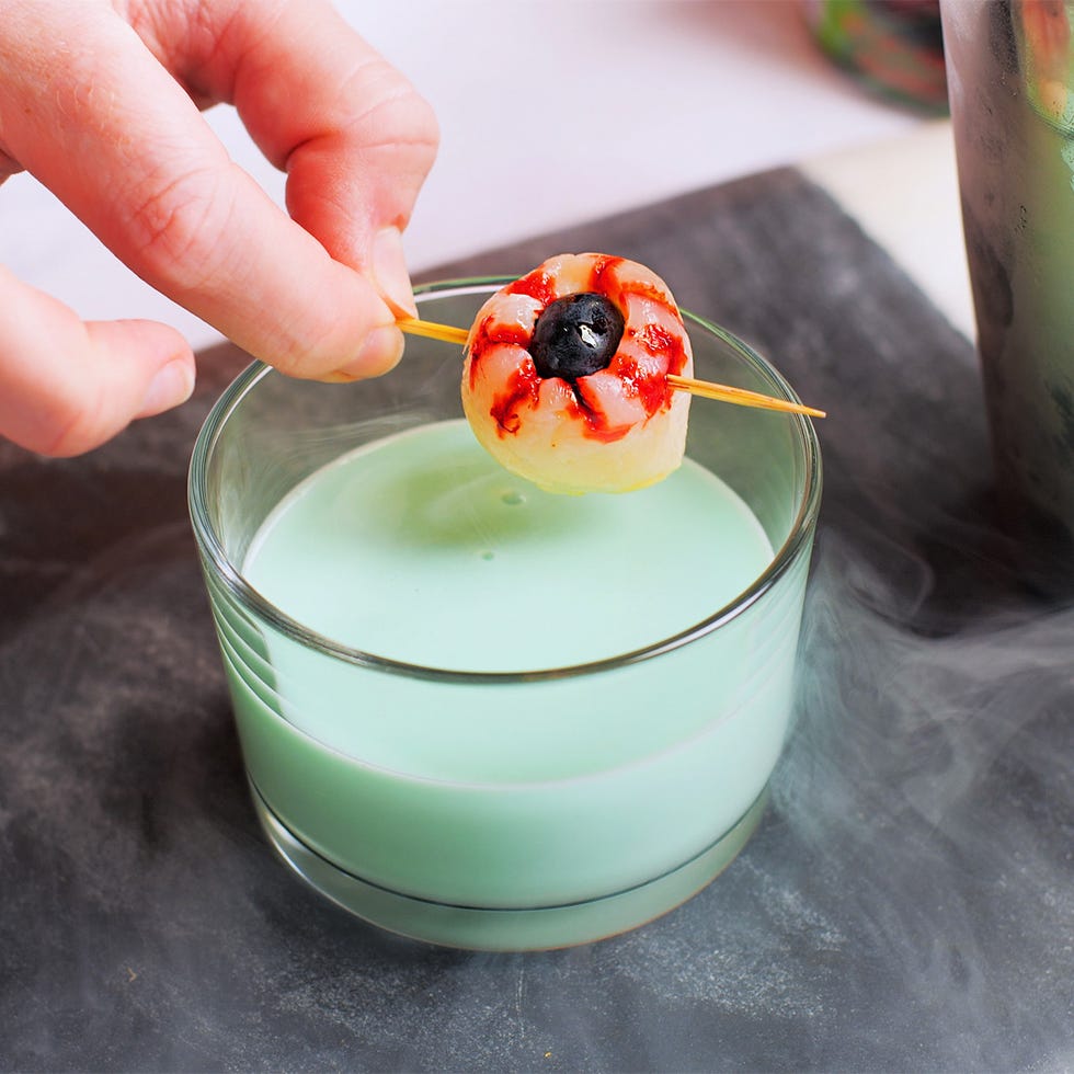 halloween frankenstein cocktail