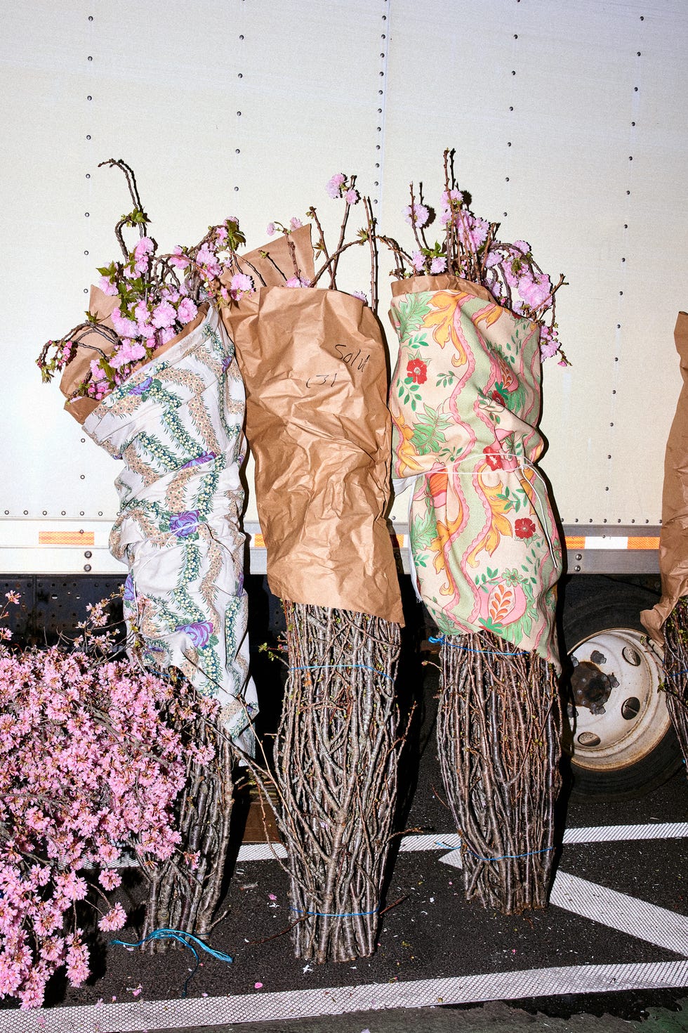 bundles of flowers