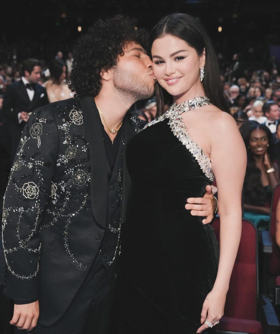 Selena Gomez and Benny Blanco at the Emmy Awards