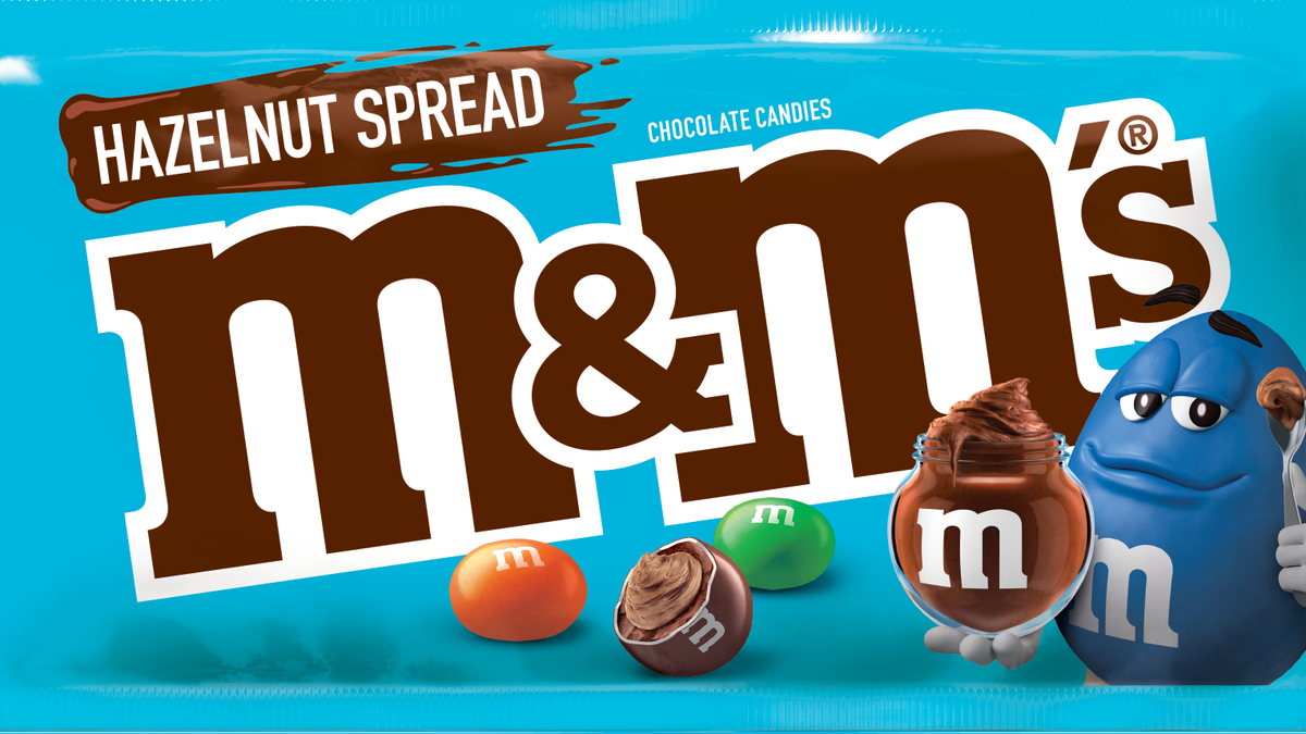 M&M'S on X: Hazelnut Spread M&M'S, smooth and cool like Blue.   / X
