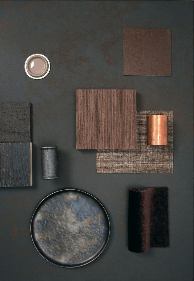 Wall, Wood, Copper, Circle, Room, Metal, Rectangle, Interior design, Furniture, 