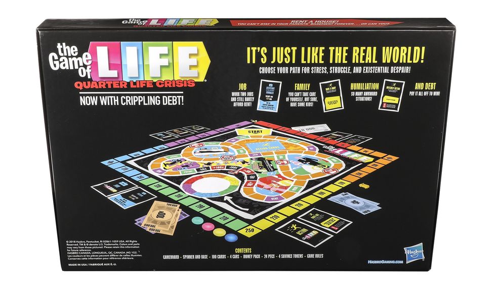 The NEW Game of Life by Hasbro With Instructions for life the game