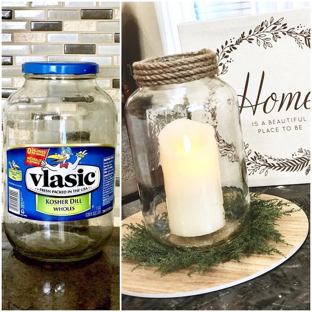 Candle on sale holder jar