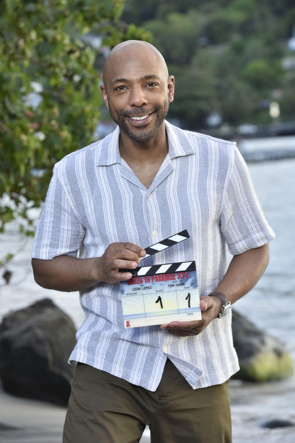 death in paradise inspector mervin wilson don gilet