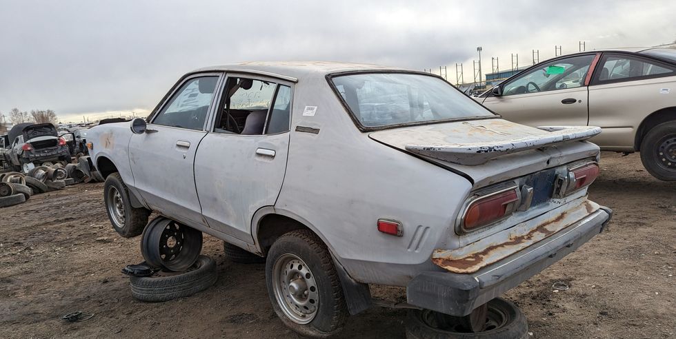 1975 Datsun B210 Sedan Is Junkyard Treasure