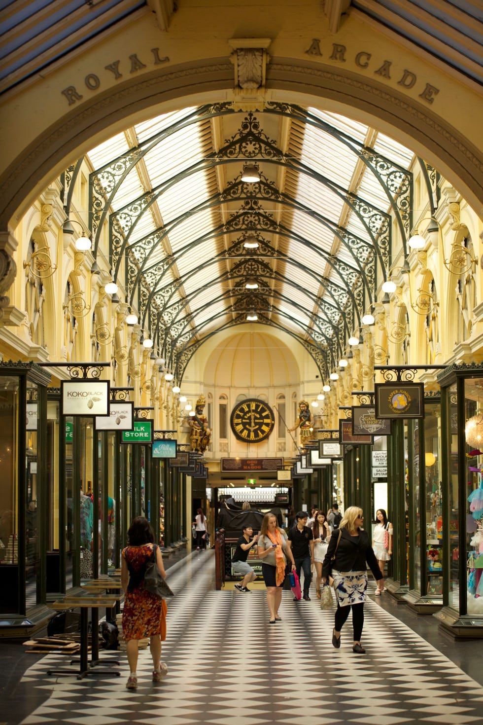 De Royal Arcade ademt nog steeds een 19deeeuwse grandeur