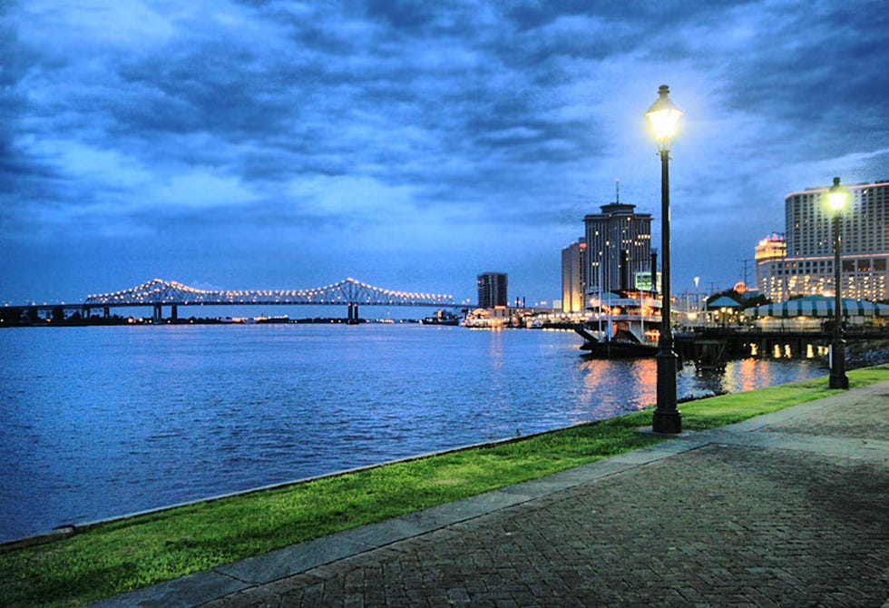 Rivierwandelinglangs de Mississippi