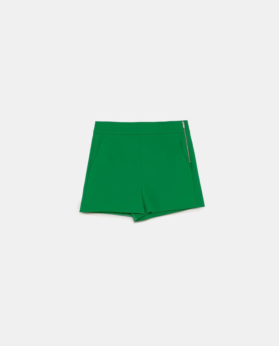 Green, Leaf, Shorts, Skort, Rectangle, 