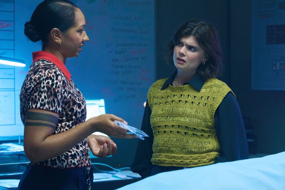 death valley,baxter (alexandria riley) and janie mallowan (gwyneth keyworth) ,bbc studios,simon ridgway