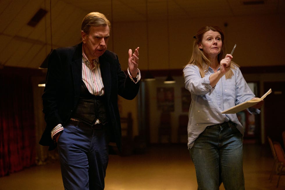 death valley,john chapel (timothy spall) and janine mallowan (gwyneth keyworth),bbc studios,simon ridgway