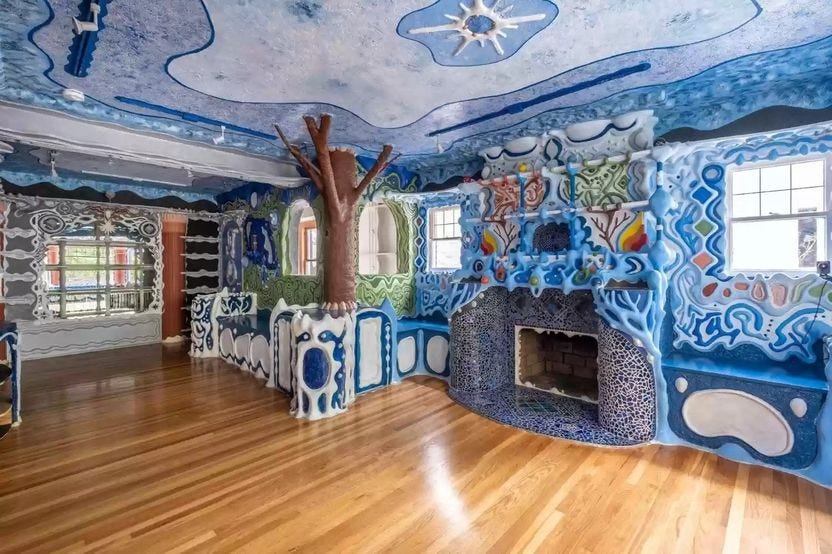 casa in stile gaudì a sacramento