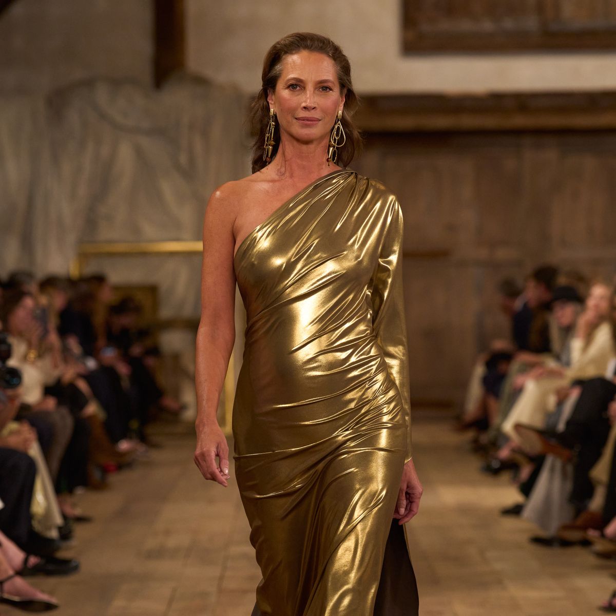 Ralph Lauren unveiled his latest collection at the Museum of