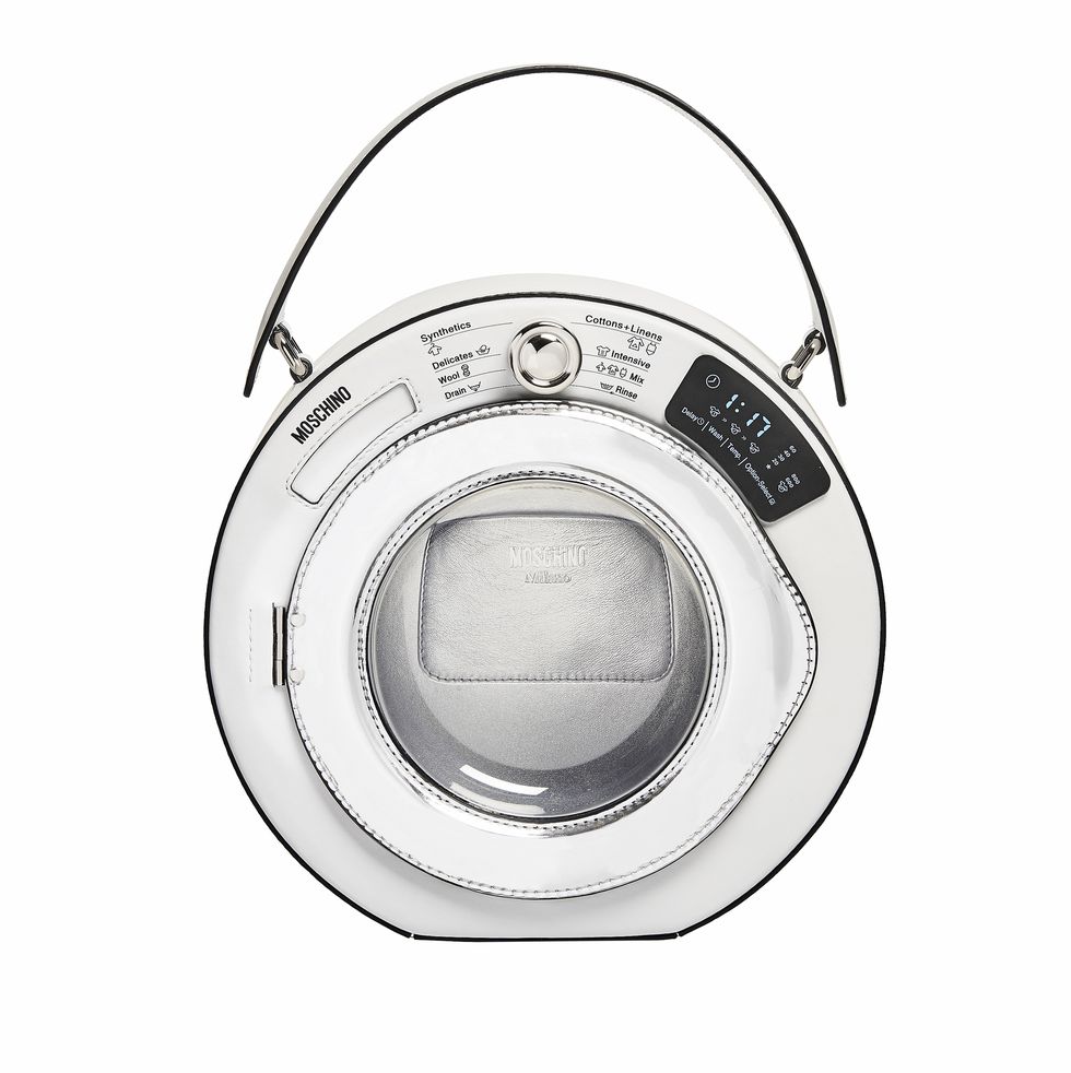 Moschino，洗衣機造型圓形手提包