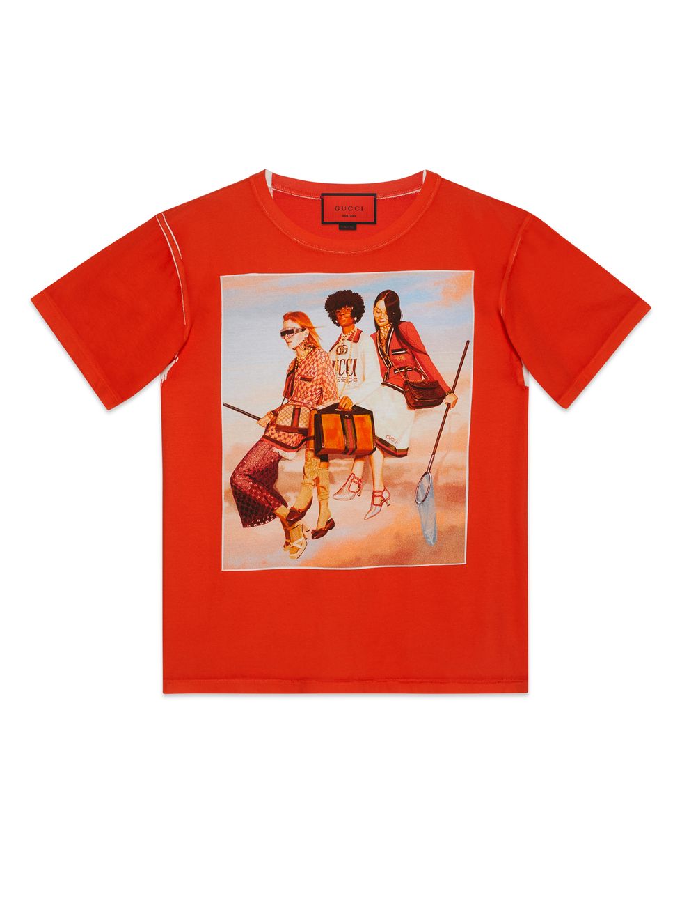 T-shirt, Clothing, Product, Orange, Red, Sleeve, Top, Font, Jersey, Active shirt, 