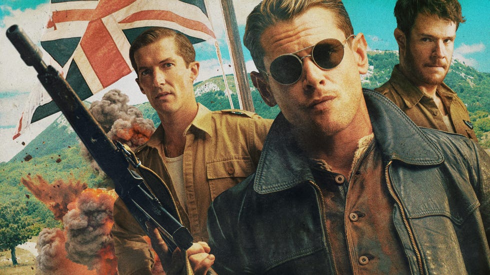 sas rogue heroes 2,bill stirling gwilym lee, paddy mayne jack o'connell, david stirling connor swindells
