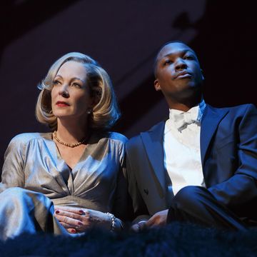 Allison Janney and Corey Hawkins in Six Degrees of Separation on Broadway