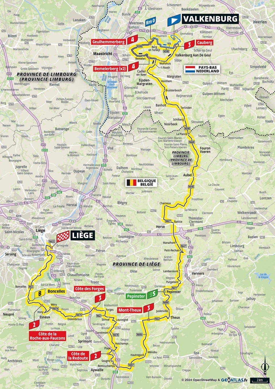 Stage 4 of the Tour de France Femmes Brings an Ardennes Mashup on Slick