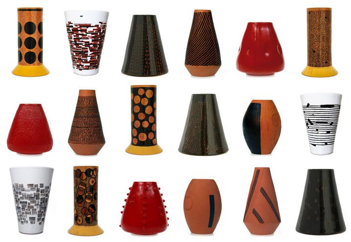 Vase, Orange, Lampshade, Cone, Artifact, Lighting accessory, 