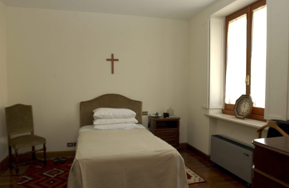 The Vatican's Santa Marta Residence is the residence of the cardinals during the papal conclave in Rome, Italy on April 11, 2005.