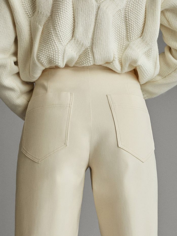 Los pantalones blancos son tendencias gracias a las grandes ideas de Massimo  Dutti en su reciente editorial