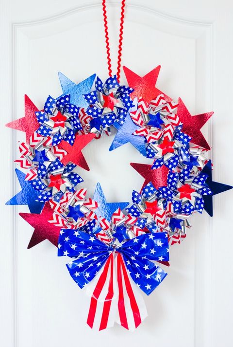 diy patriotic pinwheel wreath