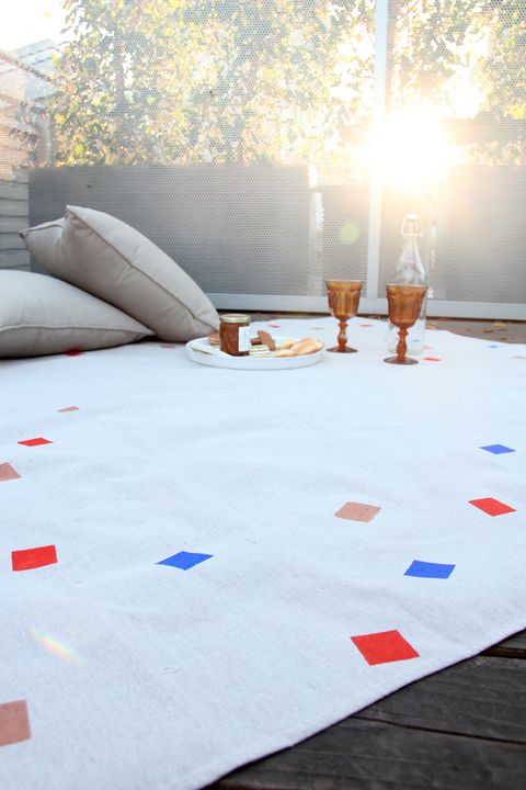 4th of july picnic blanket