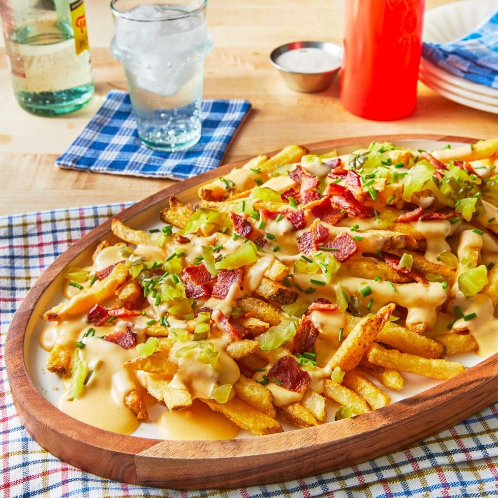 4th of july appetizers cheese fries
