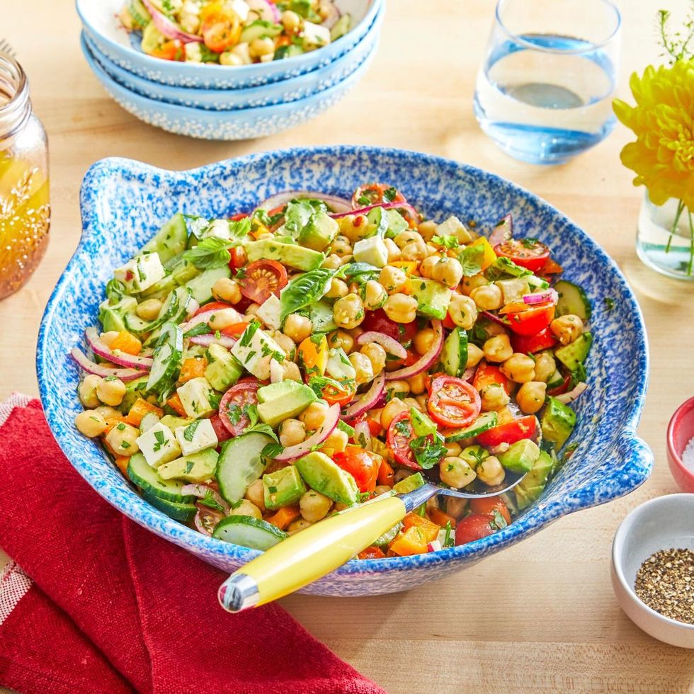 4th of july appetizers chickpea salad
