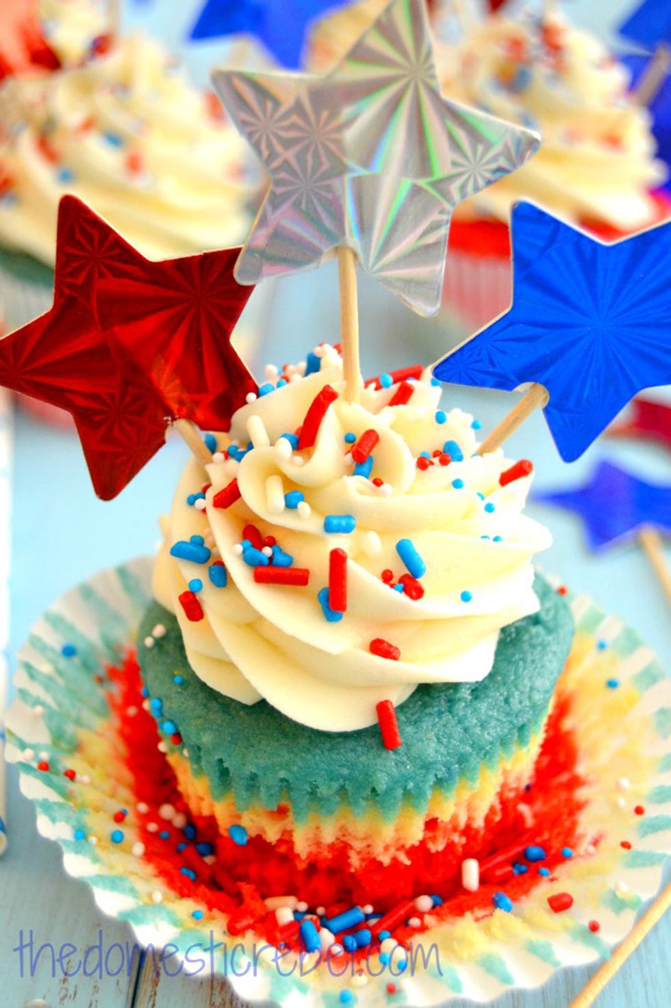 Easy Fourth of July Dessert: Cake Cups! - Amycakes Bakes