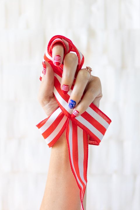 4th of july crafts patriotic manicure