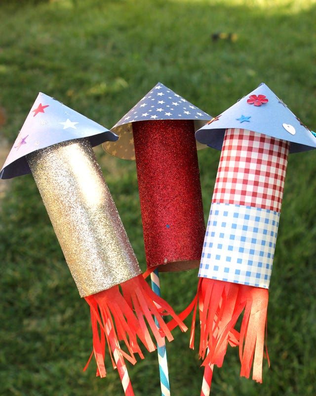 4th of july crafts rockets