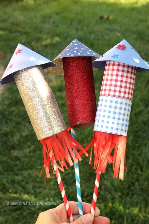 4th of july crafts rockets