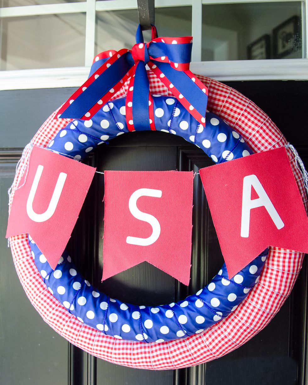 4th of july crafts wreath