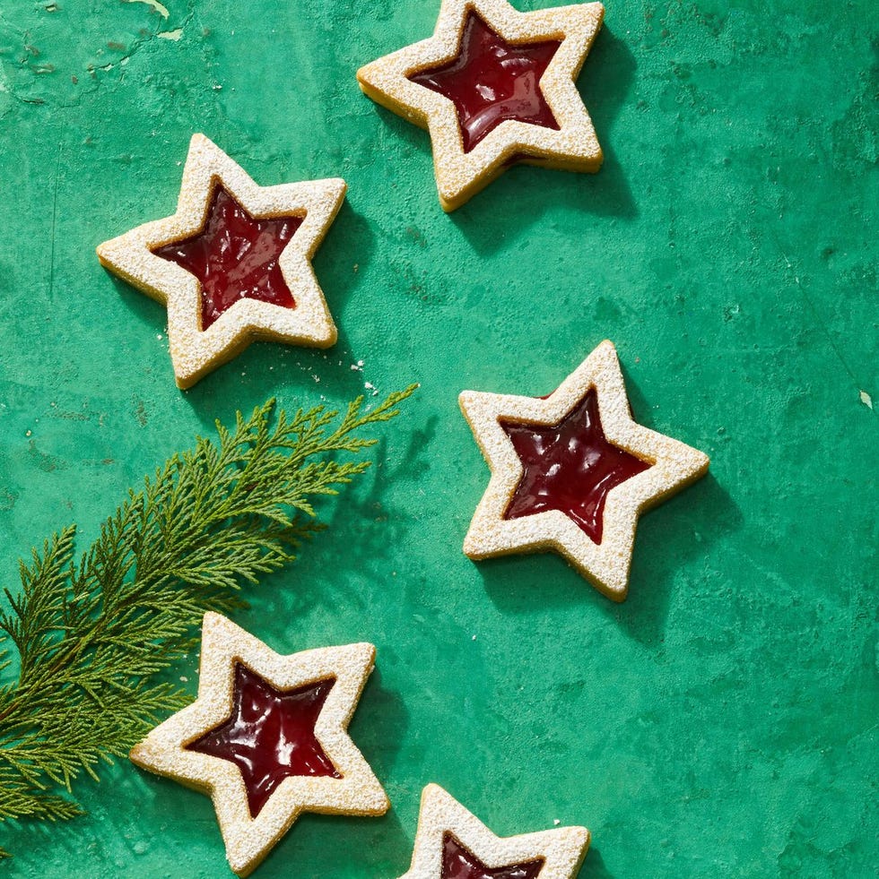 4th of july desserts linzer stars