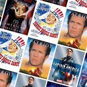 a collage of movie posters featuring all patriotic films