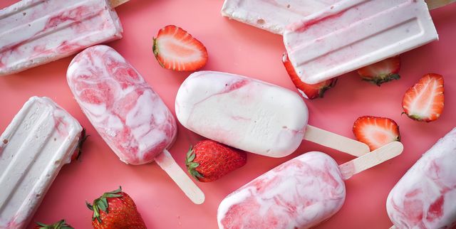 4th of july popsicles strawberry