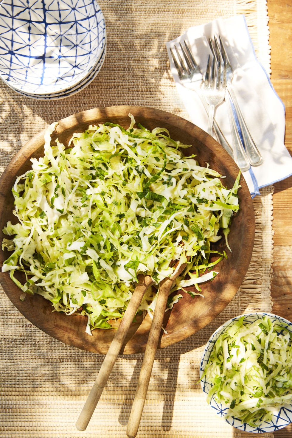 lemony cabbage salad