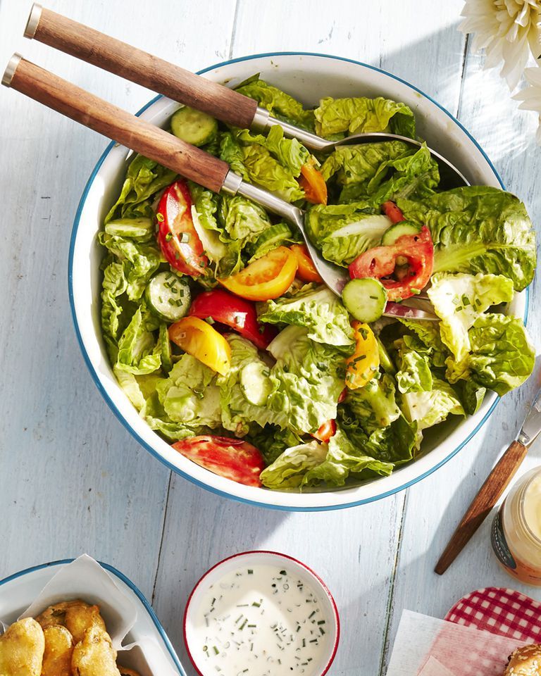 4th of july salads tossed salad with green goddess dressing