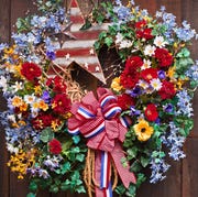4th of july wreaths 4th of july wreaths