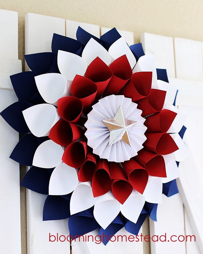4th of july wreaths flower patriotic wreath
