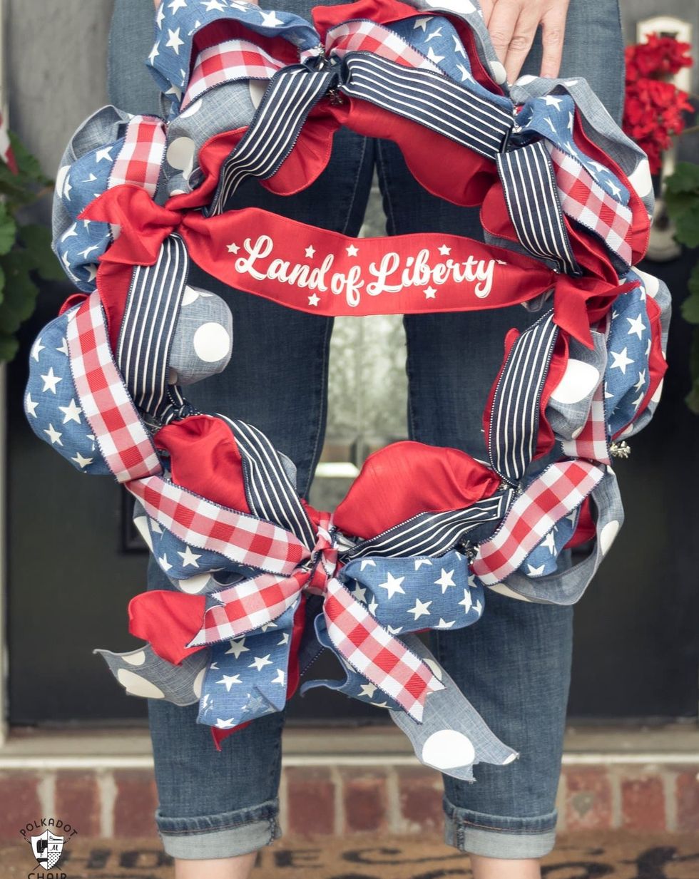 4th of july wreaths 4th of july ribbon wreath