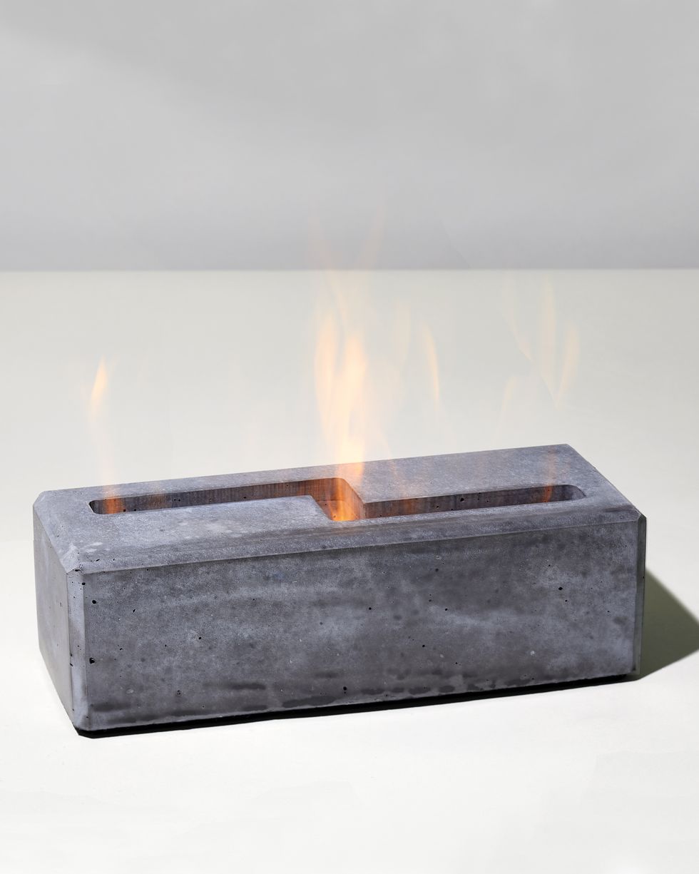 flikr the xl personal concrete fireplace