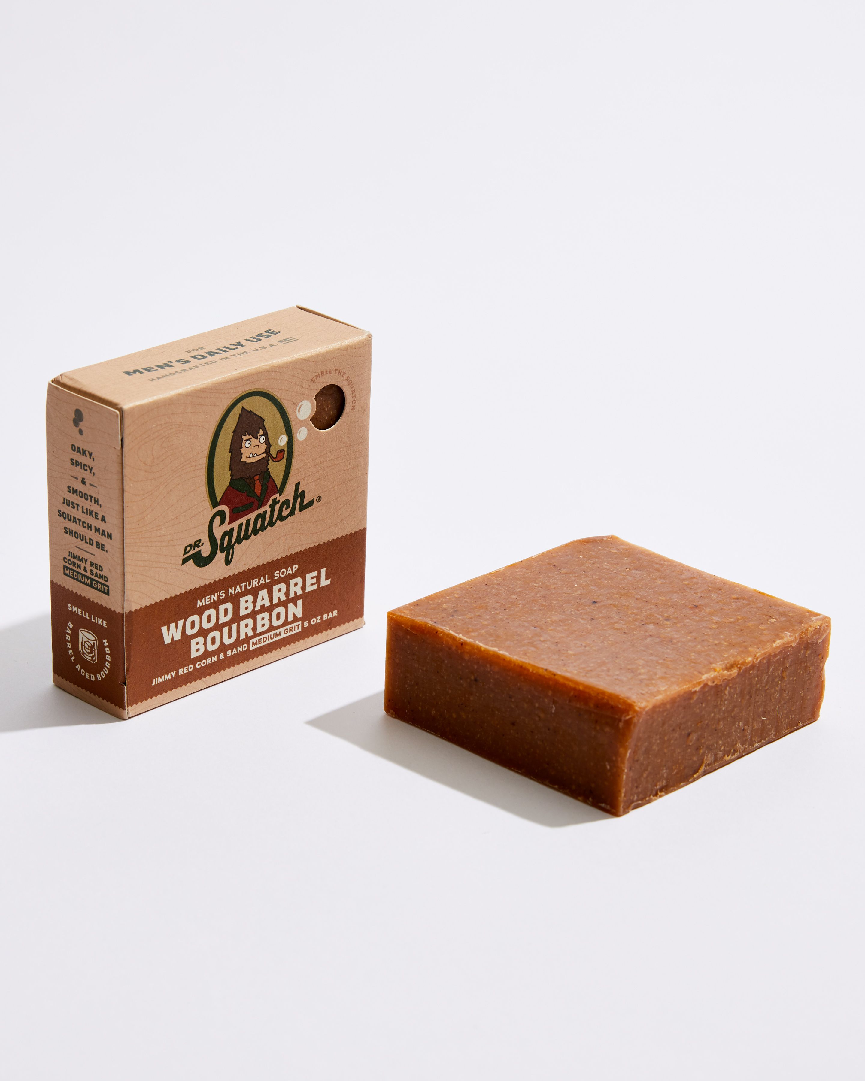 Dr. Squatch's Wood Barrel Bourbon Soap Review